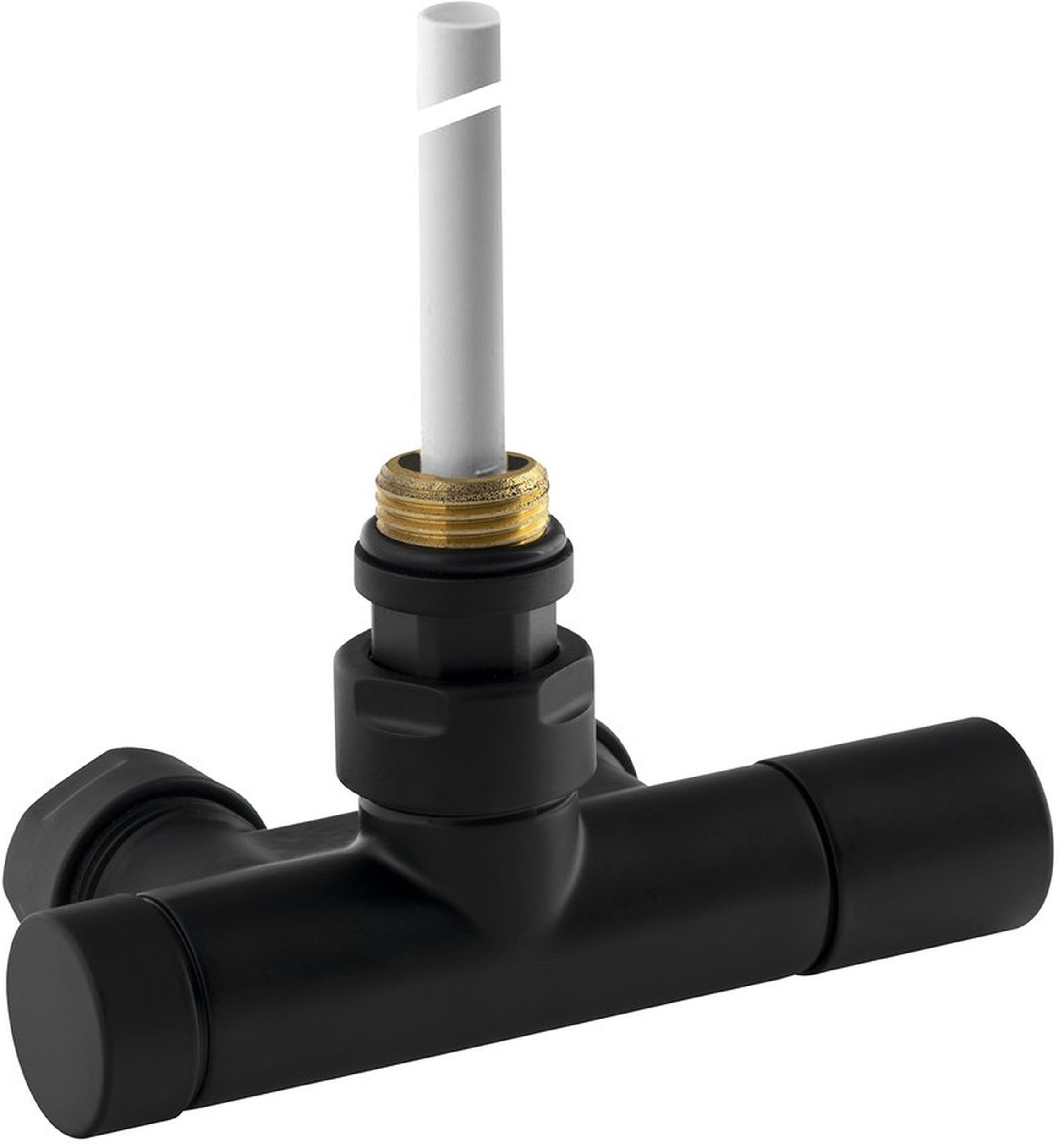 Sapho Mono One zestaw przyłączeniowy jednopunktowy 50mm czarny mat CP2052BS