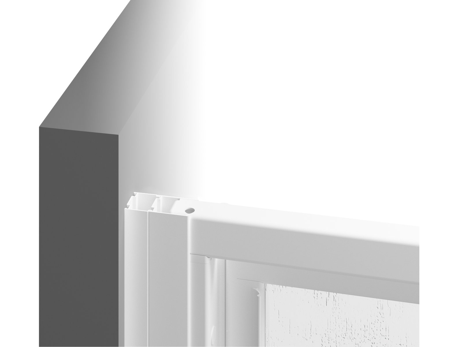 Ravak Supernova ASDP3-130 drzwi prysznicowe 130 cm biały/szkło grape 00VJ01R2ZG