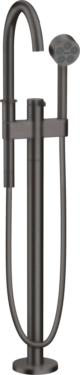 Axor One bateria wannowo-prysznicowa wolnostojąca czarny chrom szczotkowany 48440340