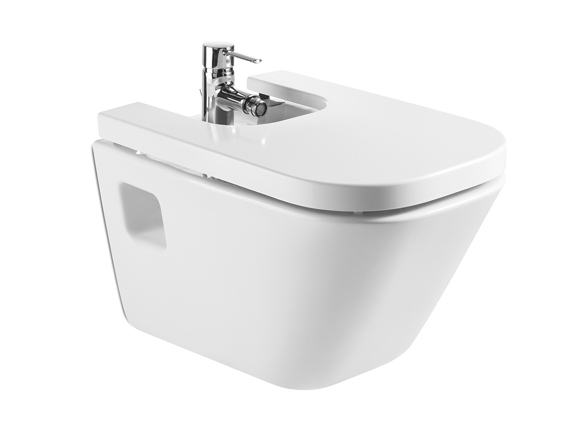 Roca Gap Square bidet wiszący Supraglaze biały A357475S00