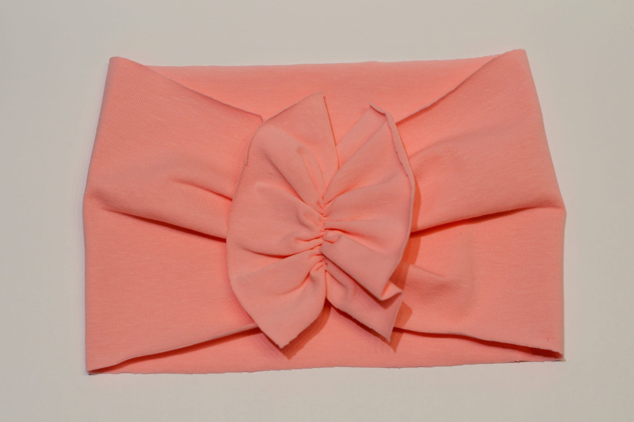 Laferio Dzianinowa opaska dla dziewczynki szeroka Light Pink