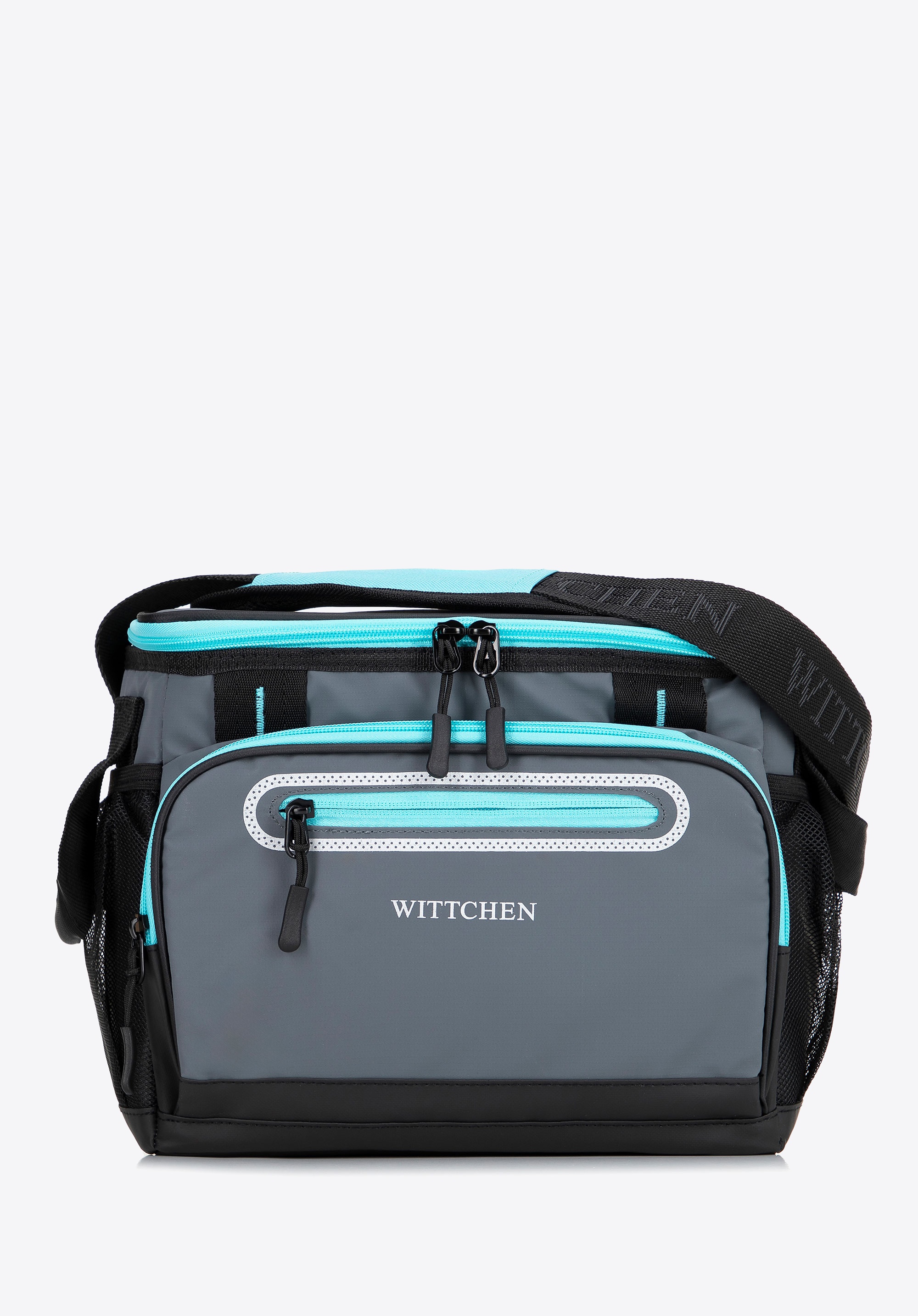 Dodatkowy rabat 25% - Torba termiczna 12L szaro - niebieska