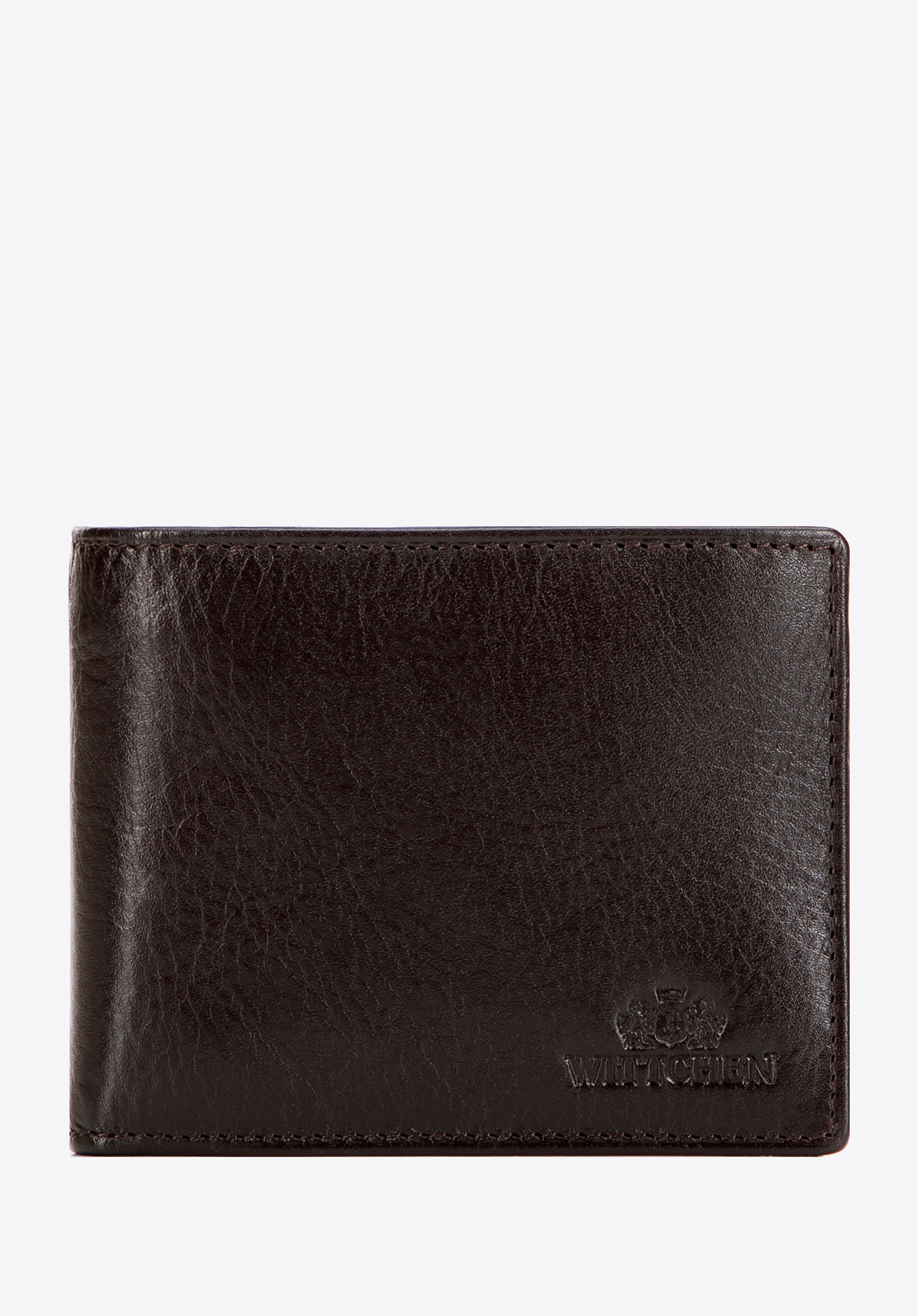 Dodatkowy rabat 25% - Klasyczny męski portfel ze skóry naturalnej brązowy