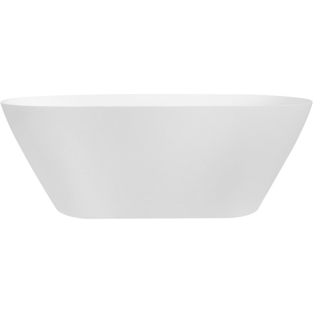 BESCO Wanna wolnostojąca MOYA MATT BIAŁA 160 klik-klak grafitowy czys