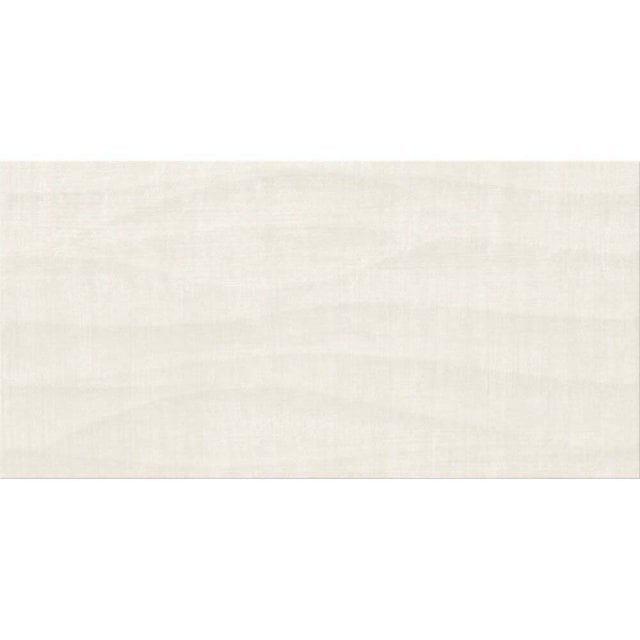 Płytka ścienna SHINY TEXTILE cream structure satin 8mm 29,8x59,8 #467