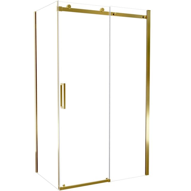 Kabina prysznicowa prostokątna ARIA GOLD przesuwna 100x90x200 TER-010