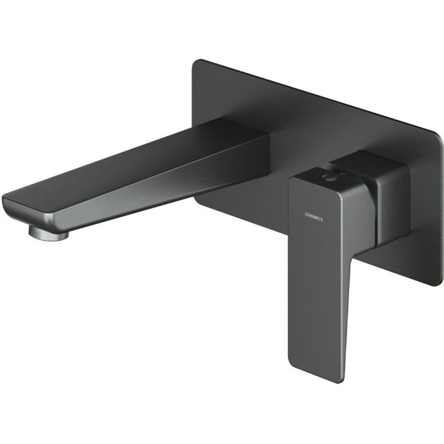 OMNIRES Bateria umywalkowa PARMA podtynkowa grafit szczotkowany PM741