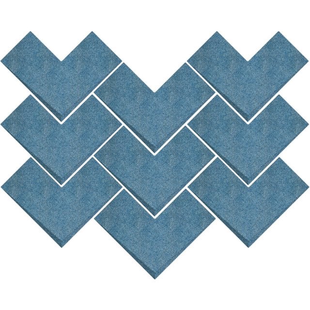 Płytka ścienna hiszpańska Wow Design BOHO/ELLE blue raku glossy 20x20