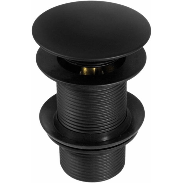 DEANTE Korek CLICK-CLACK czarny okrągły do umywalki - bez przelewu NH