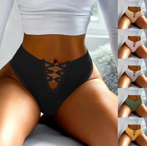 Stringi damskie bezszwowe 029