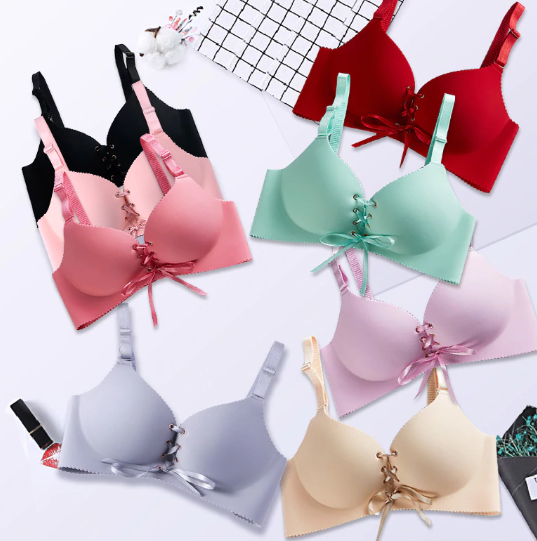 Biustonosz bezszwowy wiązany A-C A020