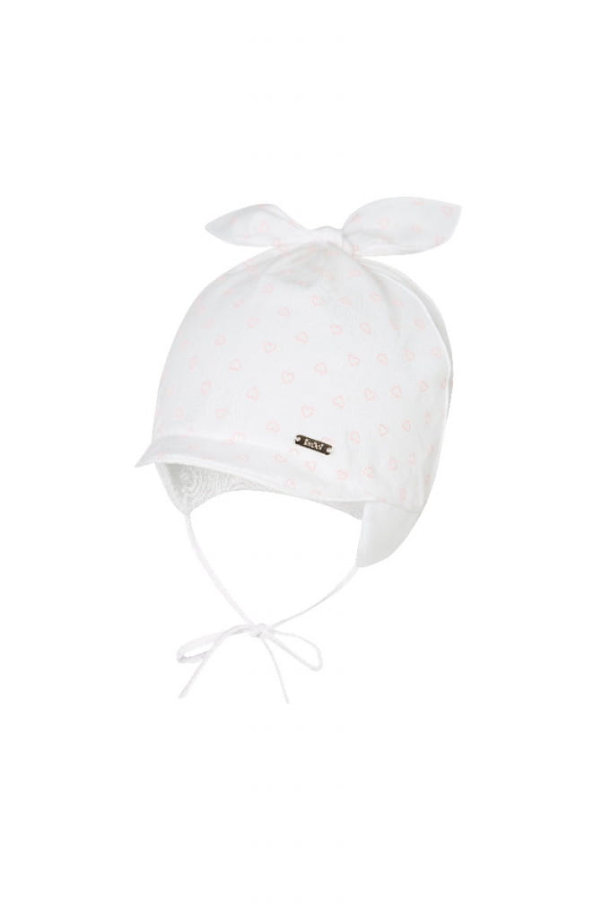 BROEL FELICIANA czapka dziewczęca biała