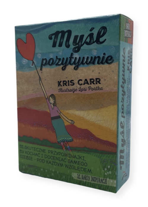 Myśl pozytywnie Karty intuicyjne, Kris Carr (wydanie kieszonkowe)