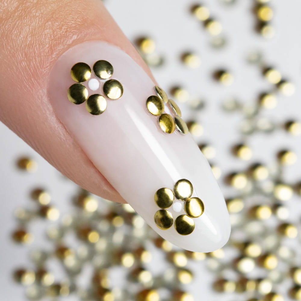 ShinePins gładkie ćwieki błyskotki ozdoby do paznokci mini NTN Premium Nr 3 5g