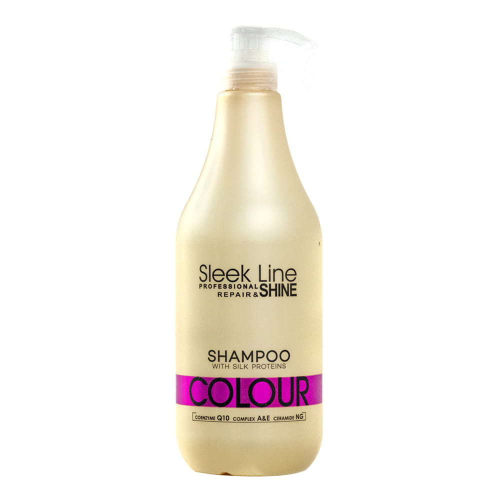 Stapiz szampon do włosów farbowanych z jedwabiem colour sleek line 1000ml.