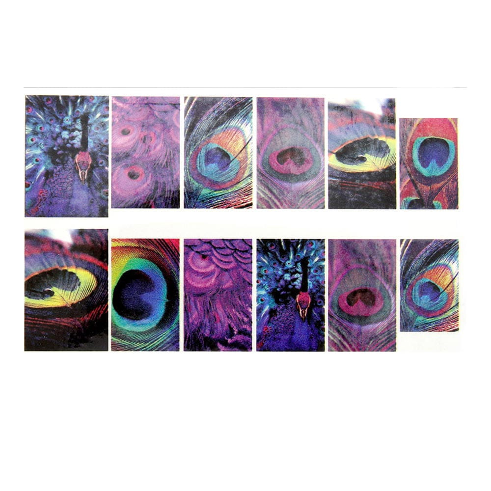 Naklejki wodne do paznokci arkusz 9 x 5,5 cm a Nr 687