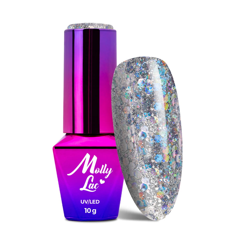 Lakier hybrydowy LED/UV Gel Polish MollyLac Born To Glow Nr 573 Aspire 10 g