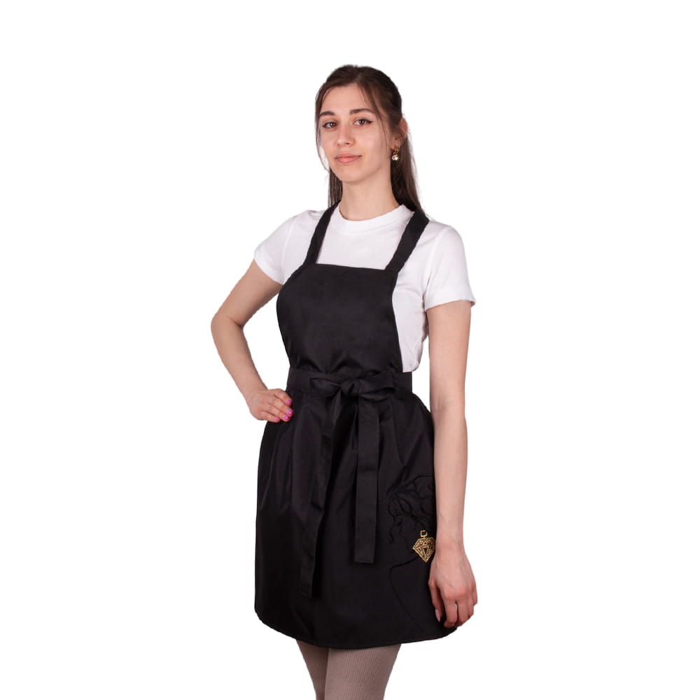 Fartuszek kosmetyczny Diamond Sweet She Black