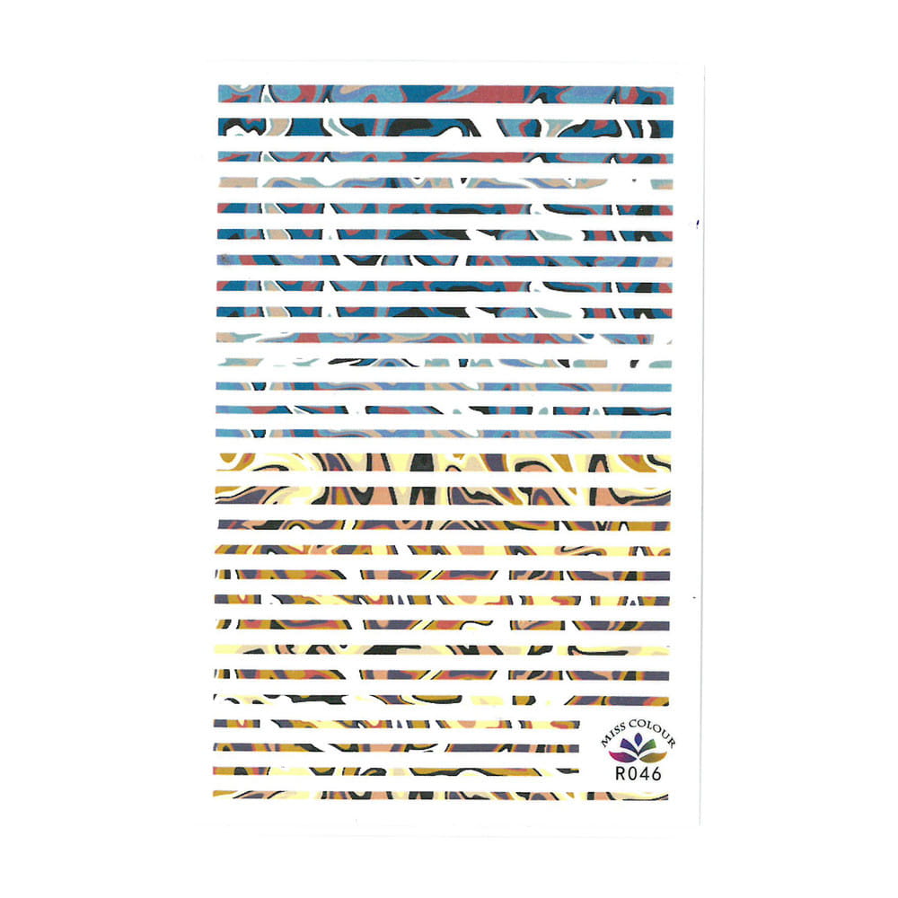 Naklejki do paznokci cienkie linie R046