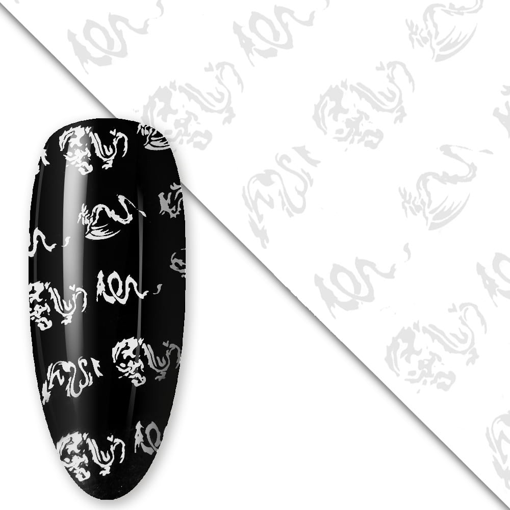 Folia transferowa White Collection 100 cm Nr 4