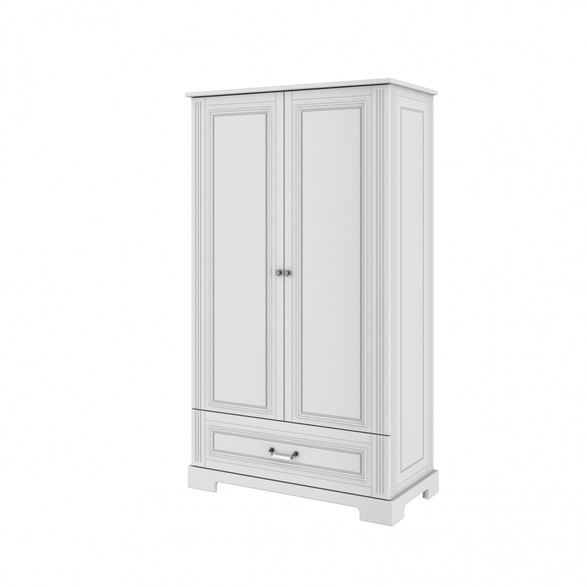 Bellamy, Ines - szafa 2-drzwiowa tall-Elegant White