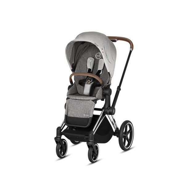 Cybex, Priam 2.0 Fashion Collection - wózek spacerowy -Koi Crystallized-Rose Gold