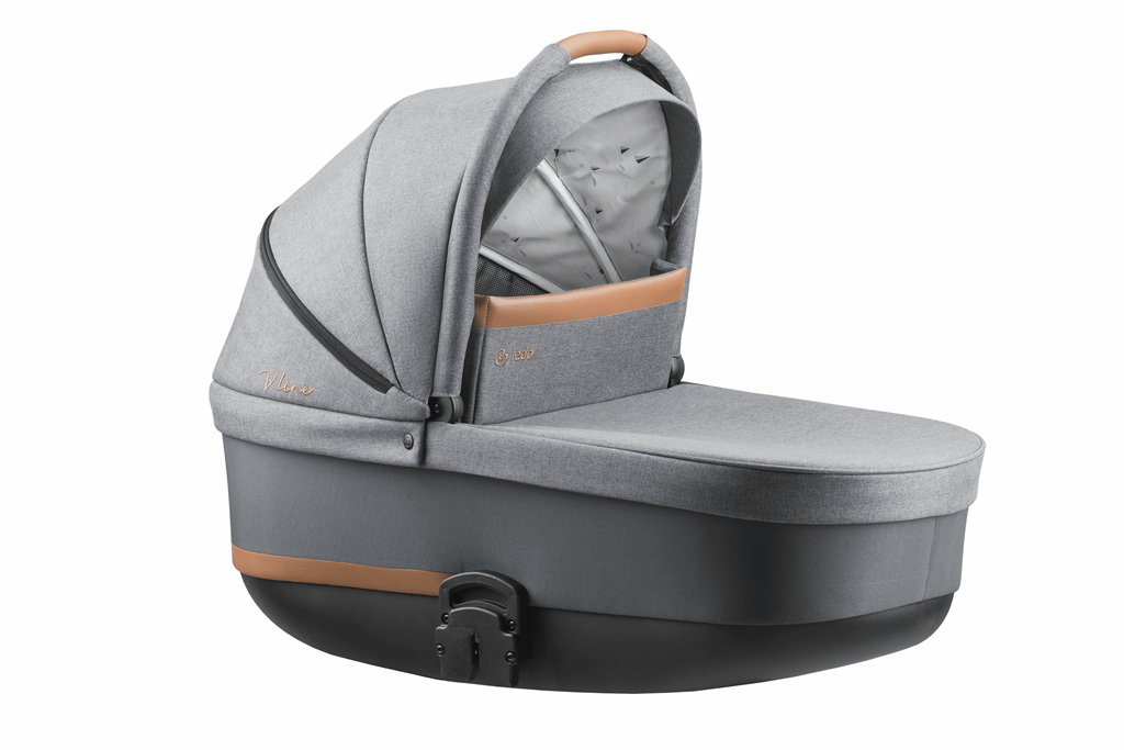 Jedo Koda - wózek głęboko-spacerowy z torbą-V43-Koła TA pompowane-Stelaż Szary