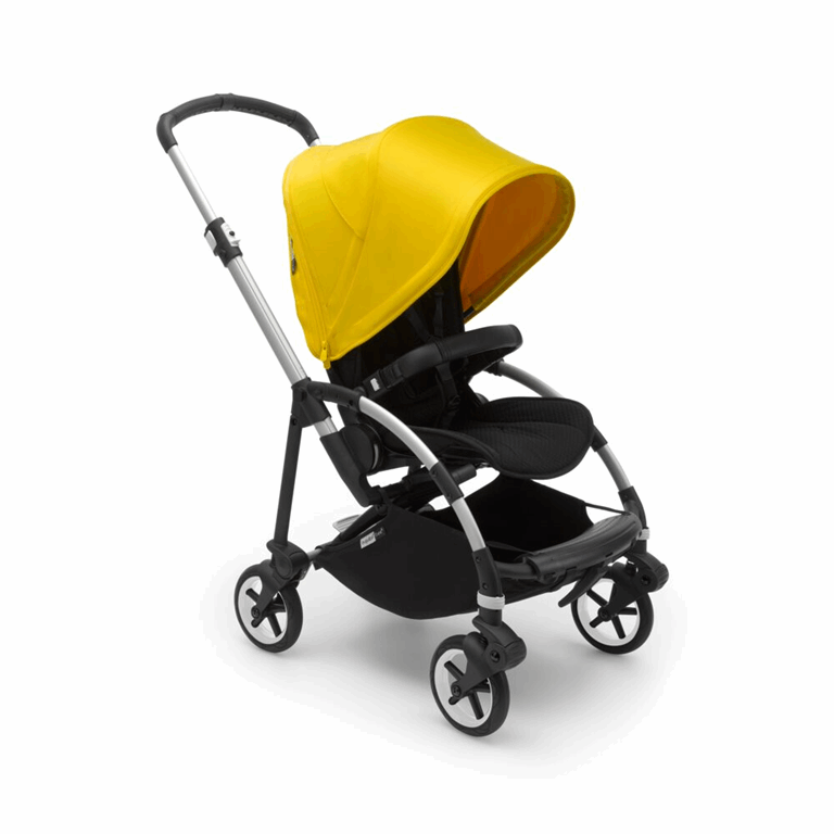 Bugaboo, Bee6 - wózek spacerowy -Alu/Black-Lemon Yellow