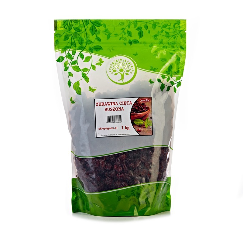 Żurawina cięta suszona 1 kg