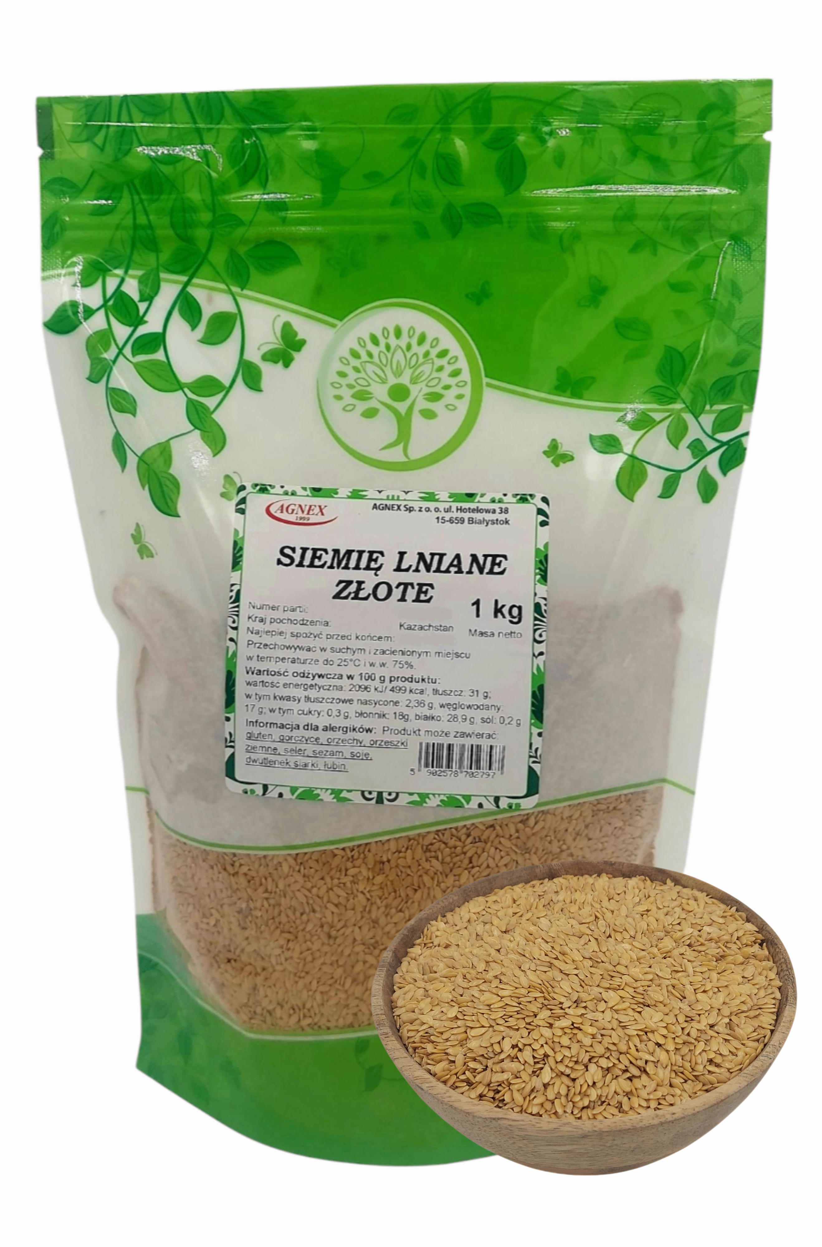 Siemię lniane złote 1 kg