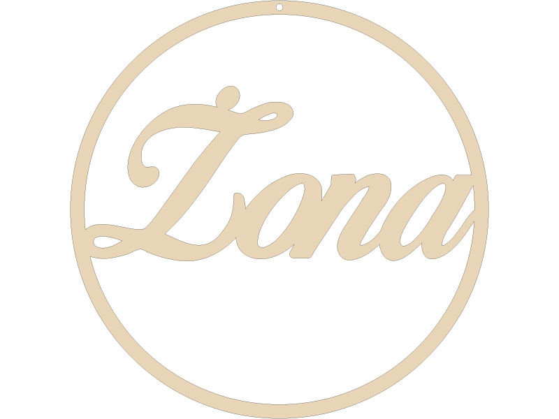 Obręcz koło do łapacza snów, makramy z napisem Żona 25cm