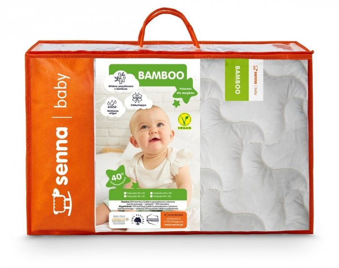 Komplet Inter-Widex Bamboo - kołderka 90x120, poduszka 40x60