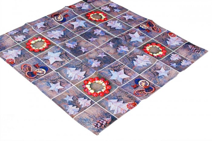Świąteczny Ozdobny obrus MILANO wz. 560 rozmiar 85x85