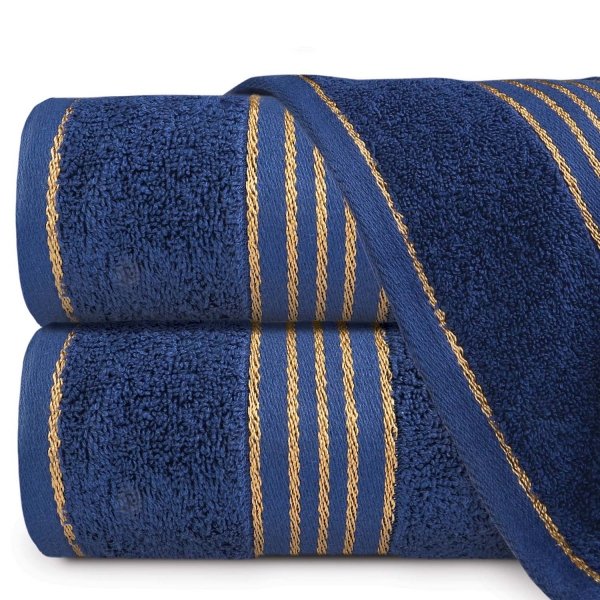 Ręcznik TIWANO rozmiar 70x140 wz. Granat