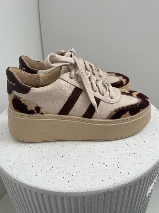 Sneakers SN41 - 14 Beż / Zwierzęcy wzór