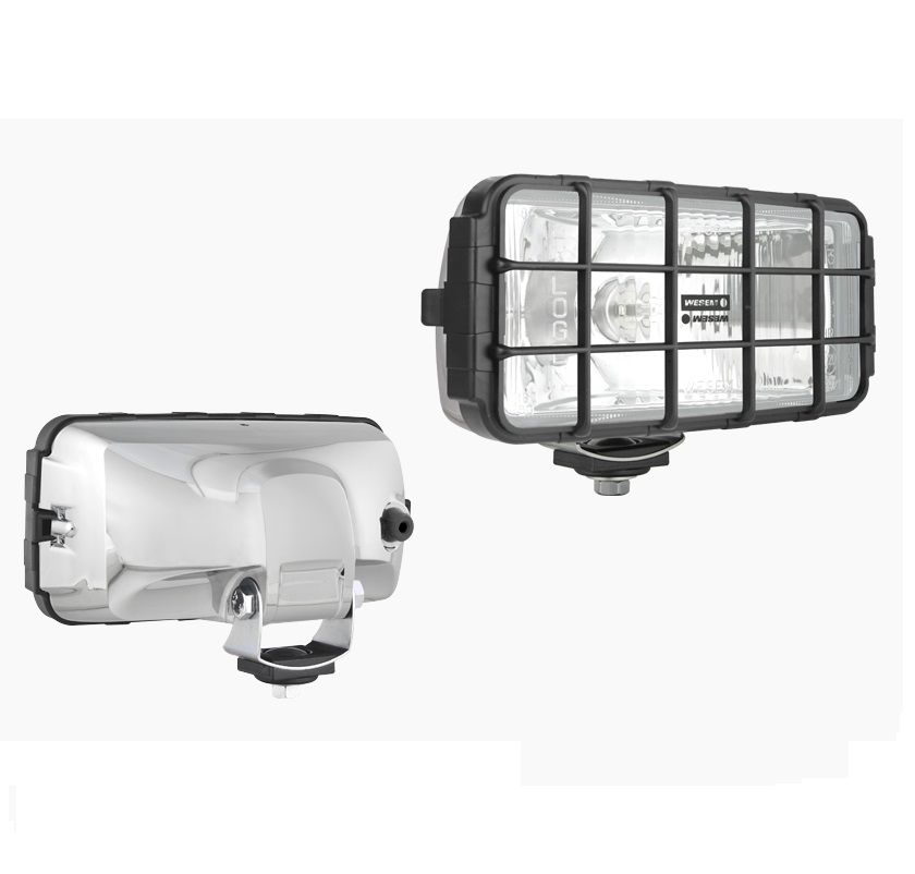 Drogowy reflektor halogenowy w chromowanej obudowie HP4.18479 Wesem