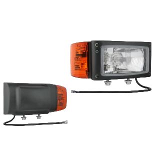 Reflektor przedni typu H4 z kierunkowskazem i przewodem prawy REPR1.24235 Wesem