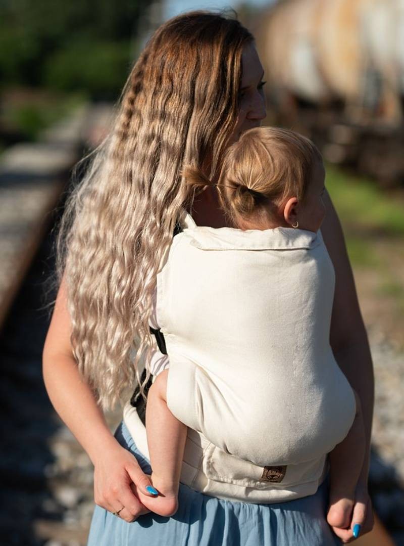 Nosidełko regulowane Grow Up Wrap: My Angels First Woven Natural, 100% bawełna