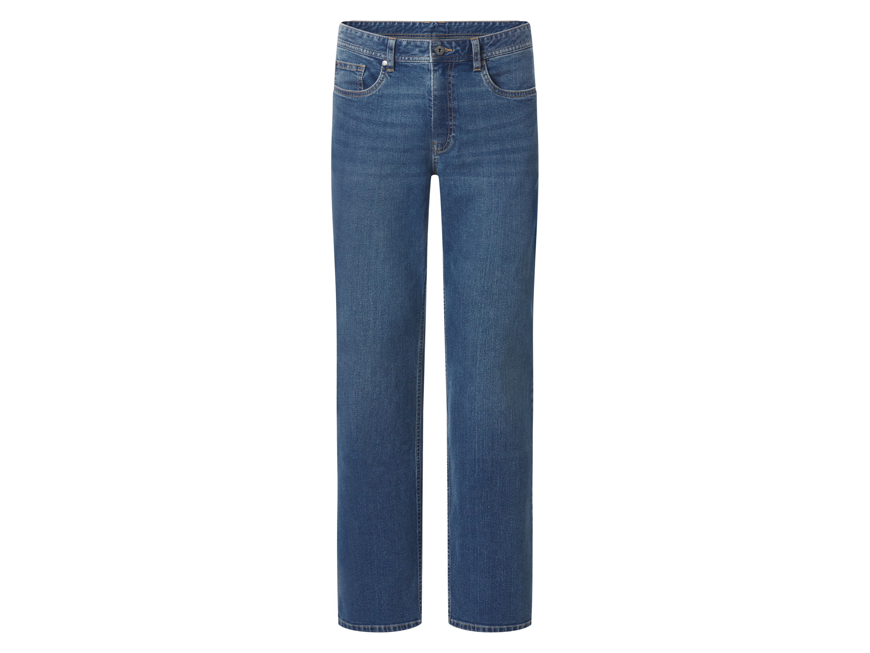 esmara Men Jeansy straight fit męskie z bawełną Jasnoniebieski, 46 30/32