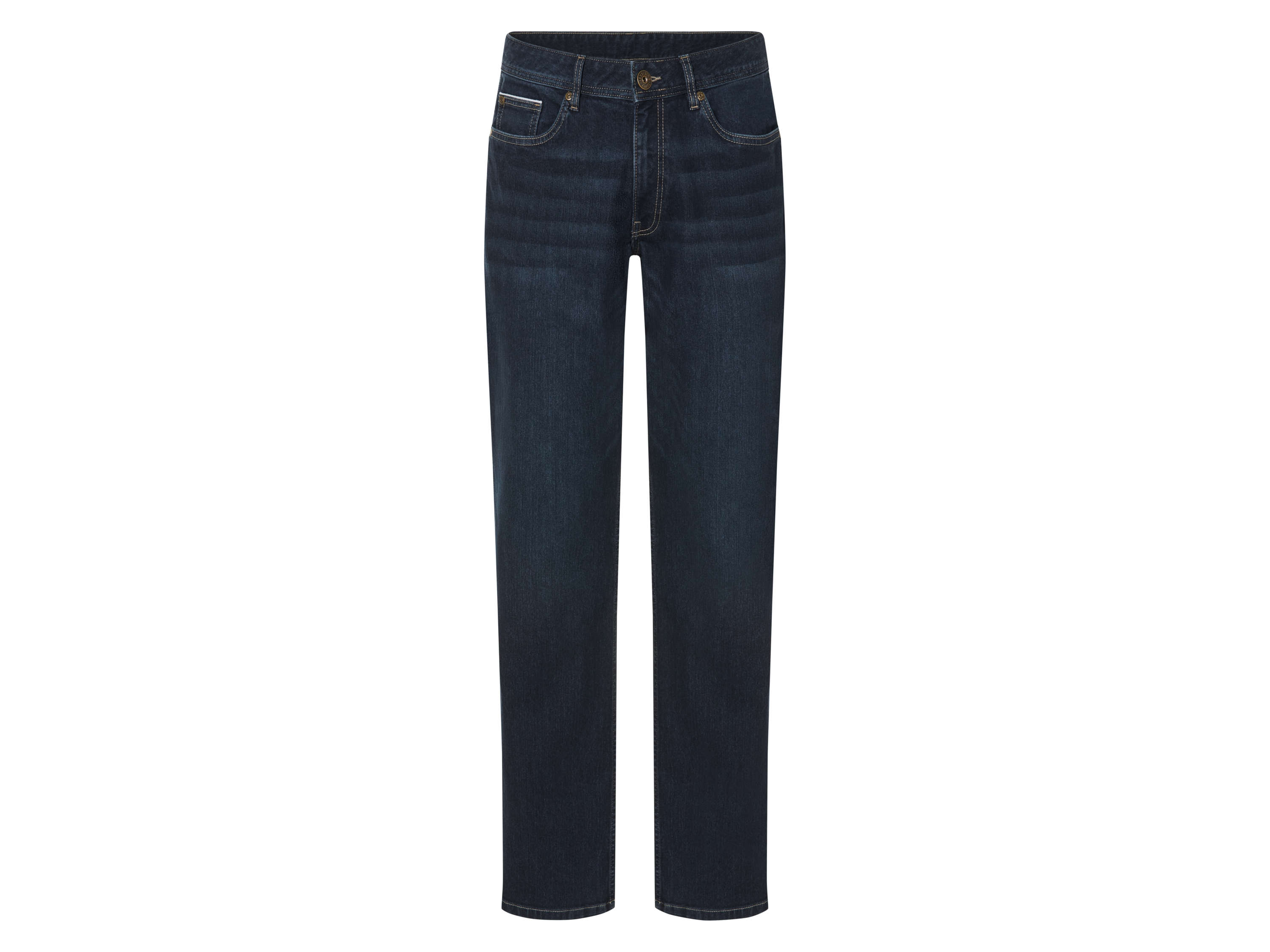 esmara Men Jeansy hydrofobowe męskie Premium Ciemnoniebieski, 56 40/32