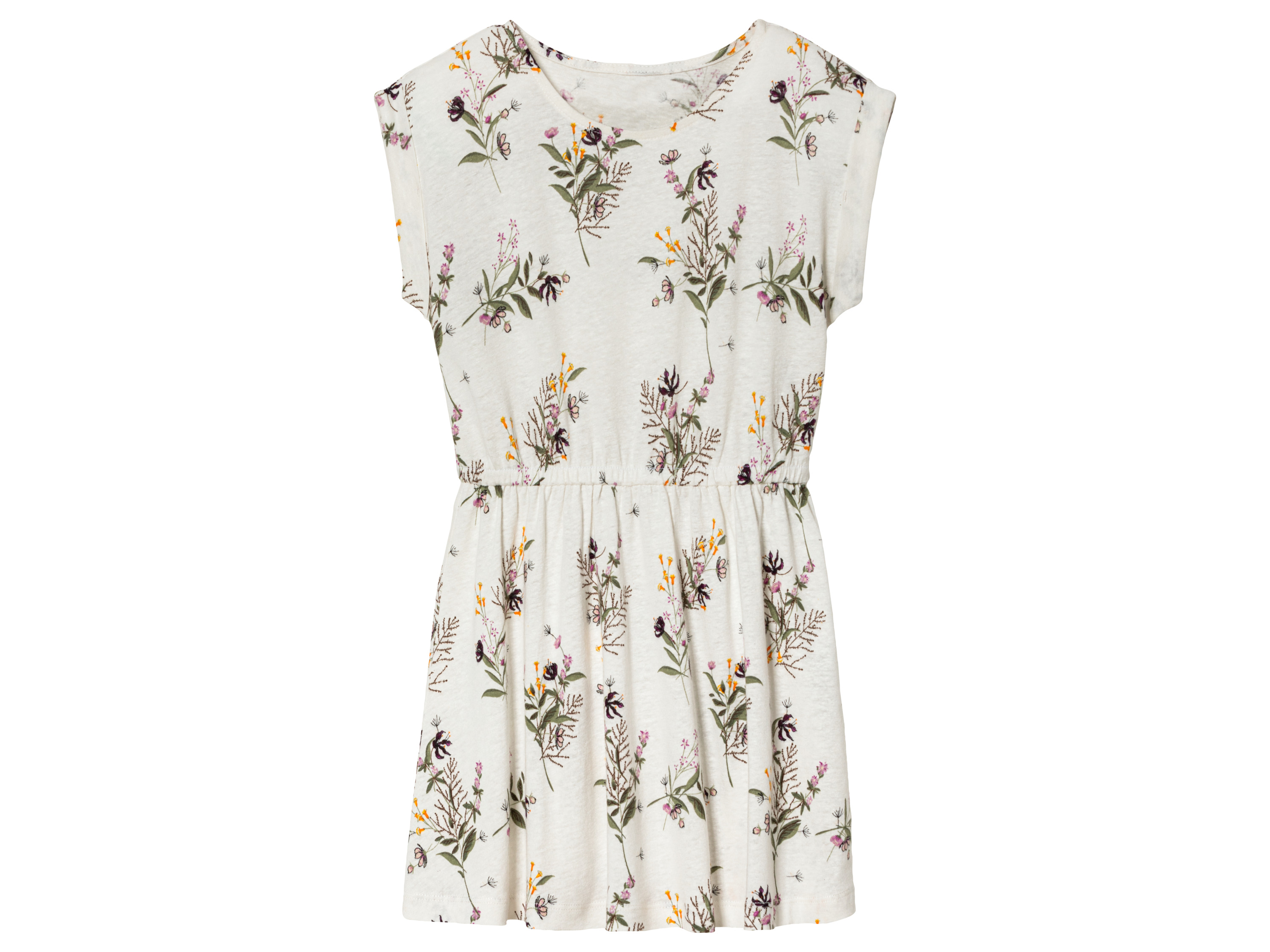 lupilu Sukienka dziewczęca z wiskozą 110/116, Biały