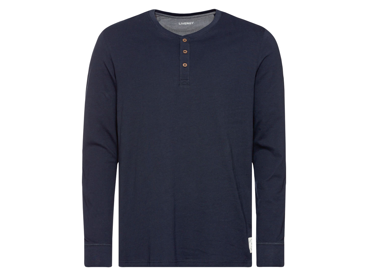 Livergy Bluzka męska z bawełną L 52/54, Granatowy