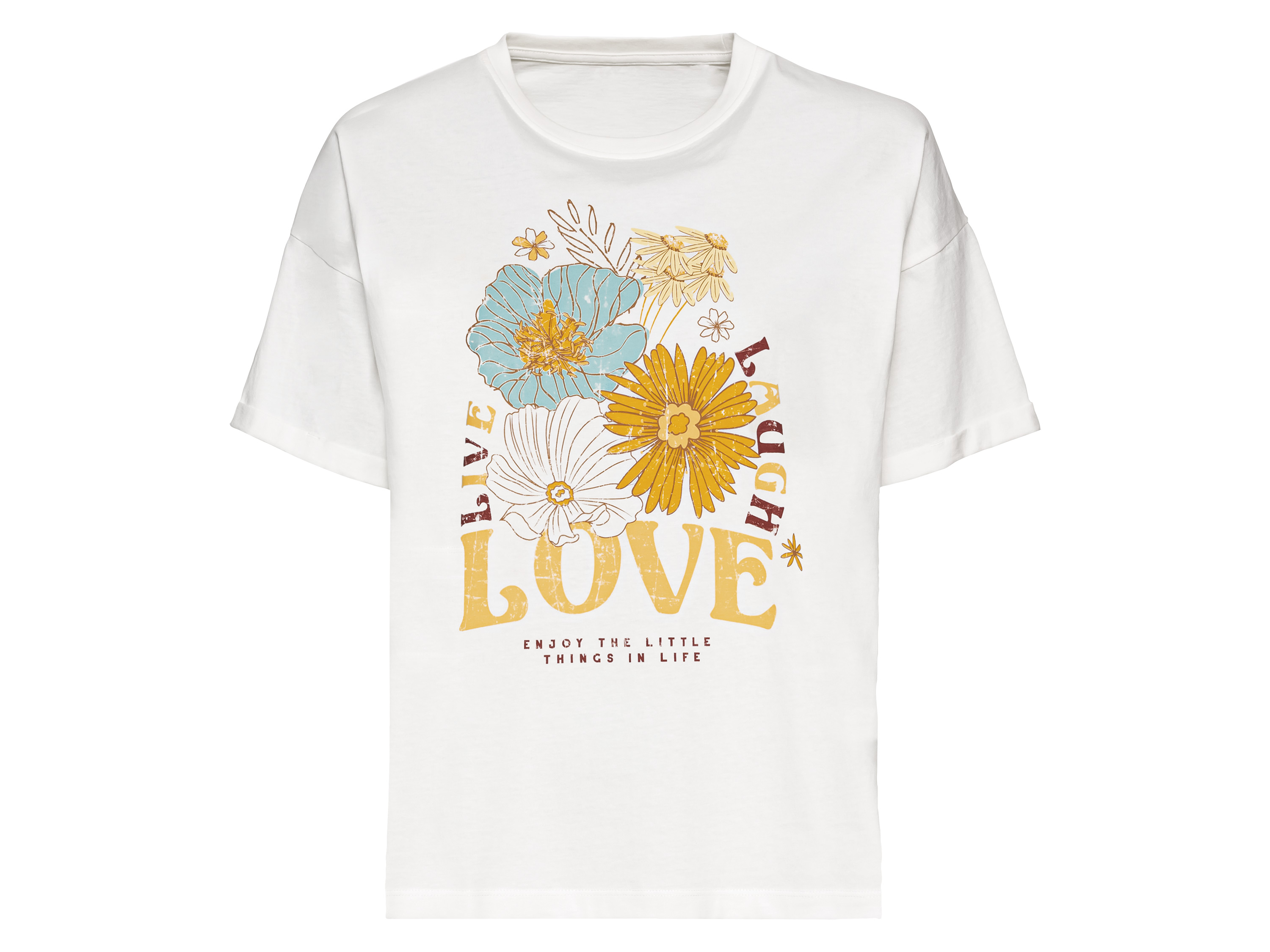 esmara T-shirt damski z bawełny Biały, M 40/42