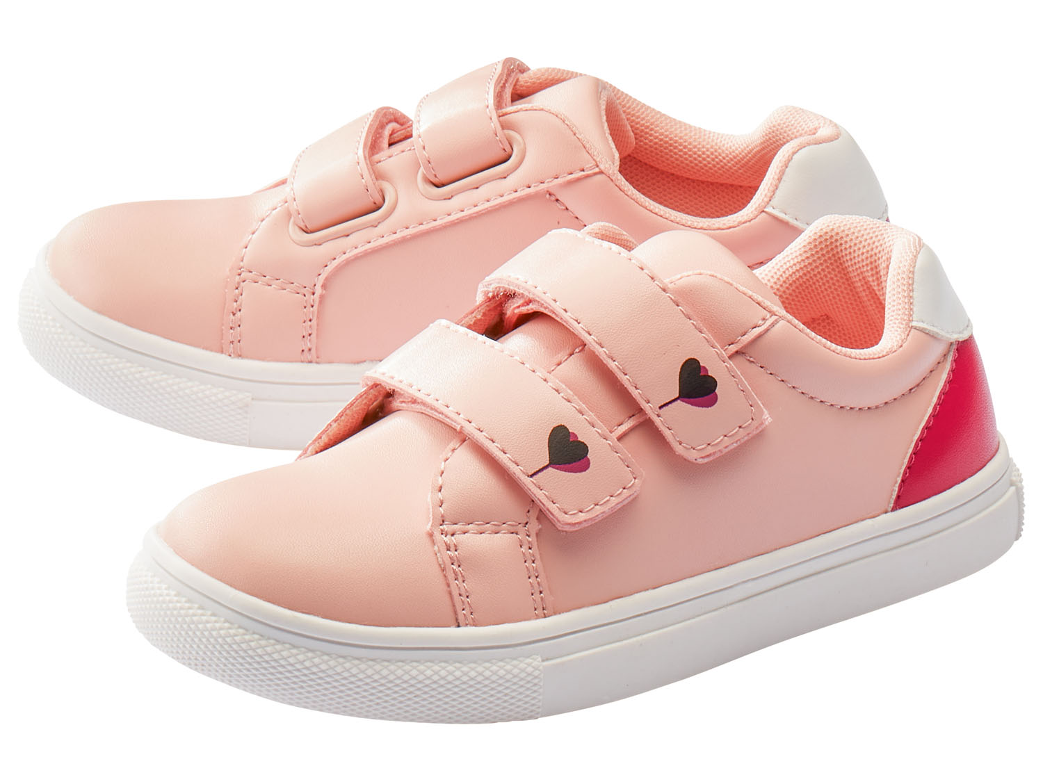 lupilu Sneakersy dziewczęce z zapięciem na rzep Różowy, 26