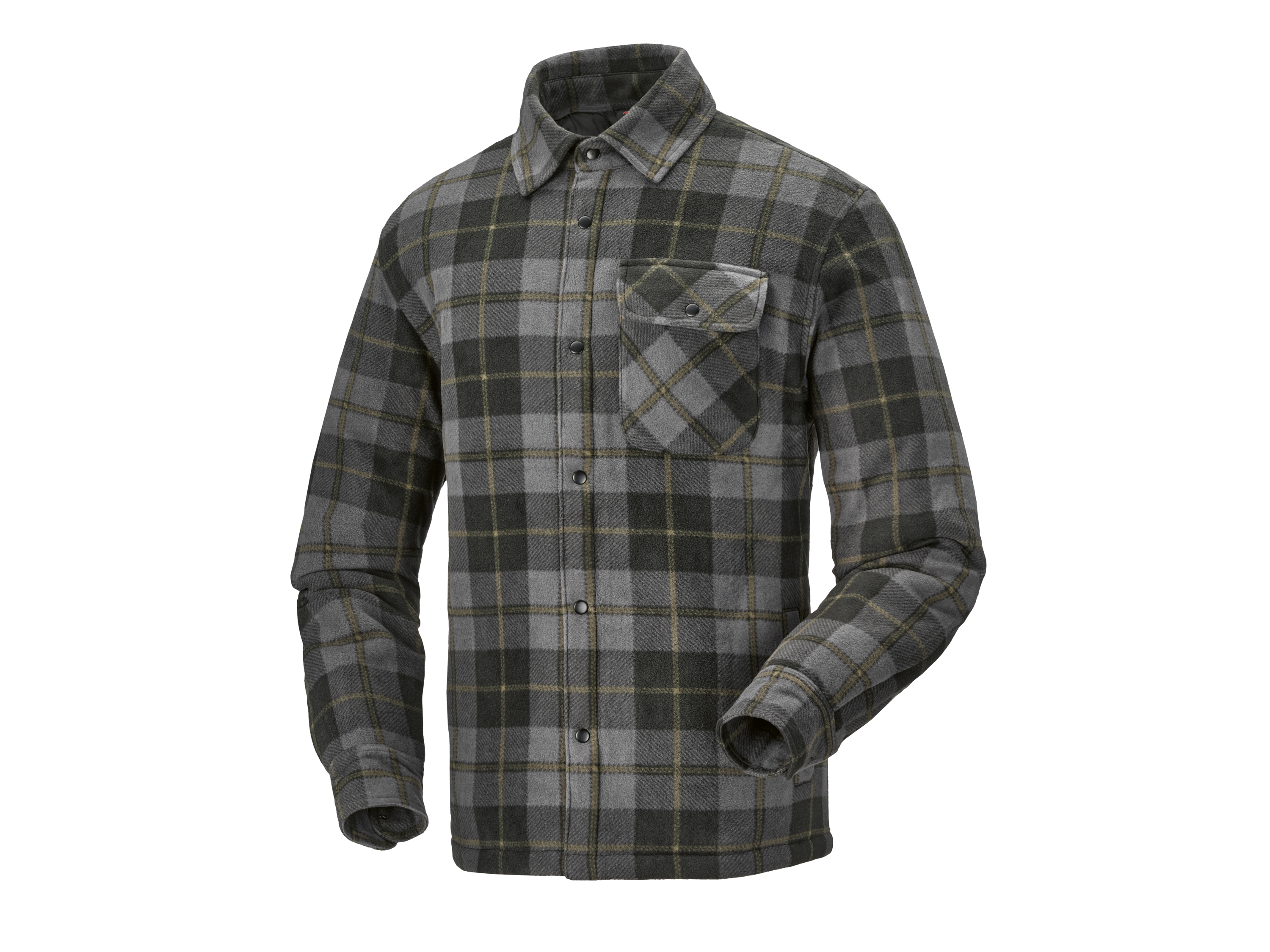 Parkside Koszula męska w kratę Szary, M 48/50