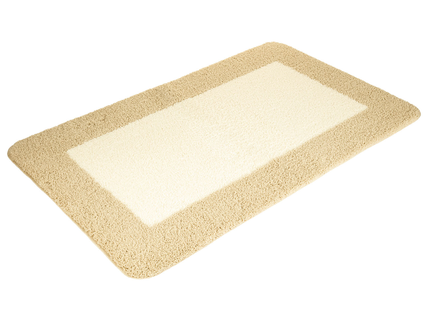 Livarno home Dywanik łazienkowy, 60 x 100 cm Kremowy/beżowy
