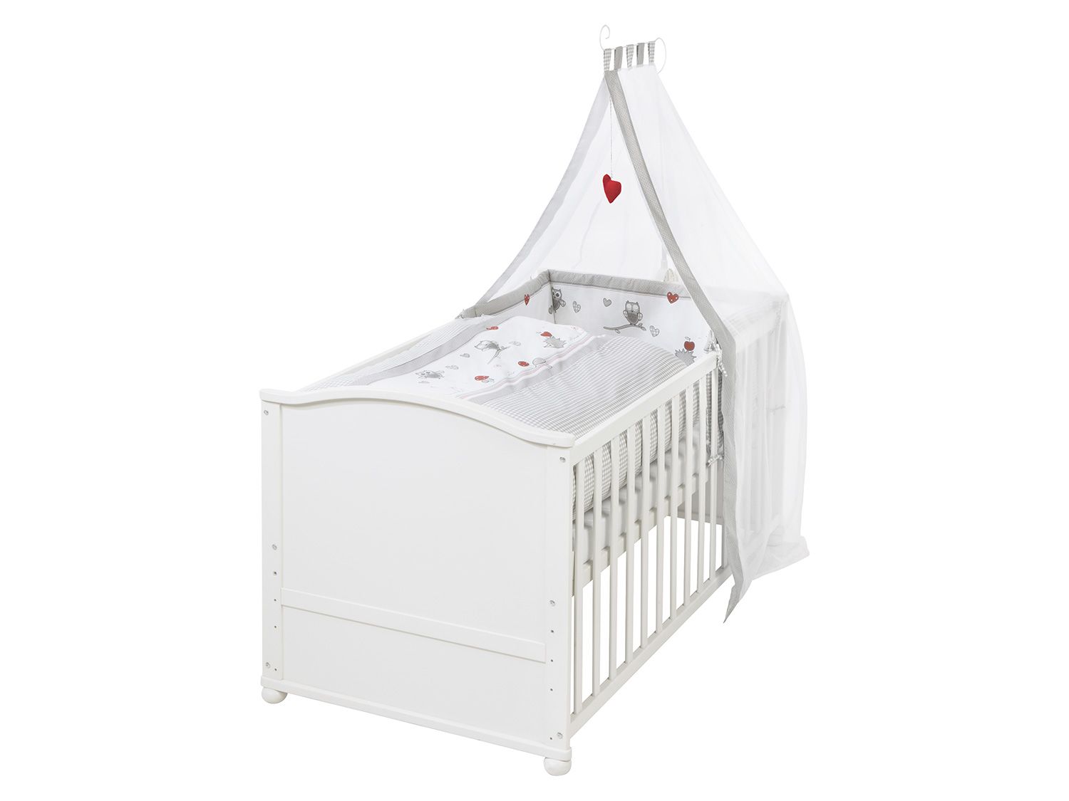 roba Kompletny zestaw łóżeczkowy Biały