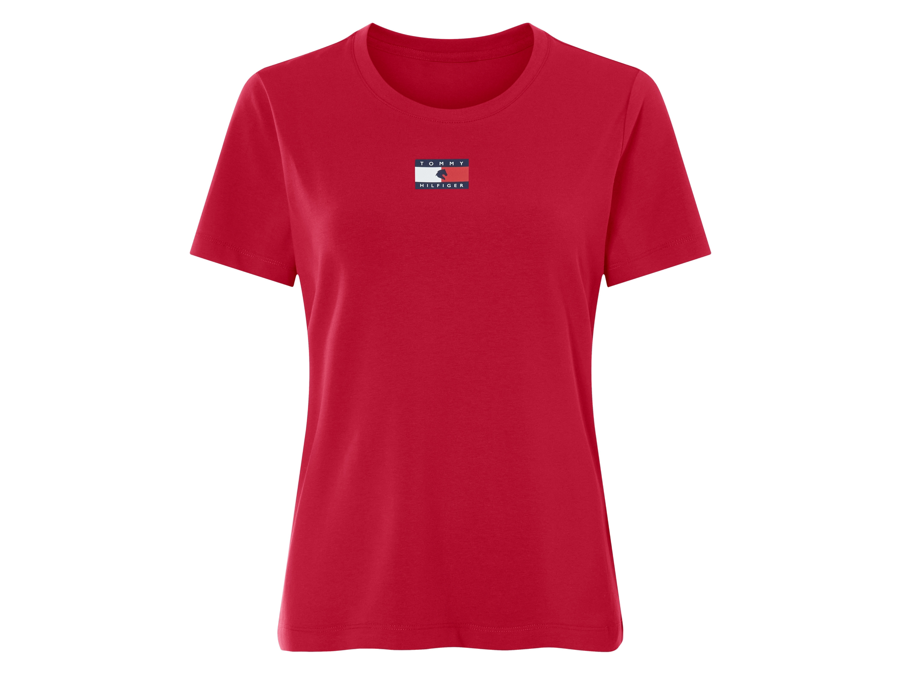 Tommy Hilfiger Equestrian Koszulka damska Equestrian L, Czerwony