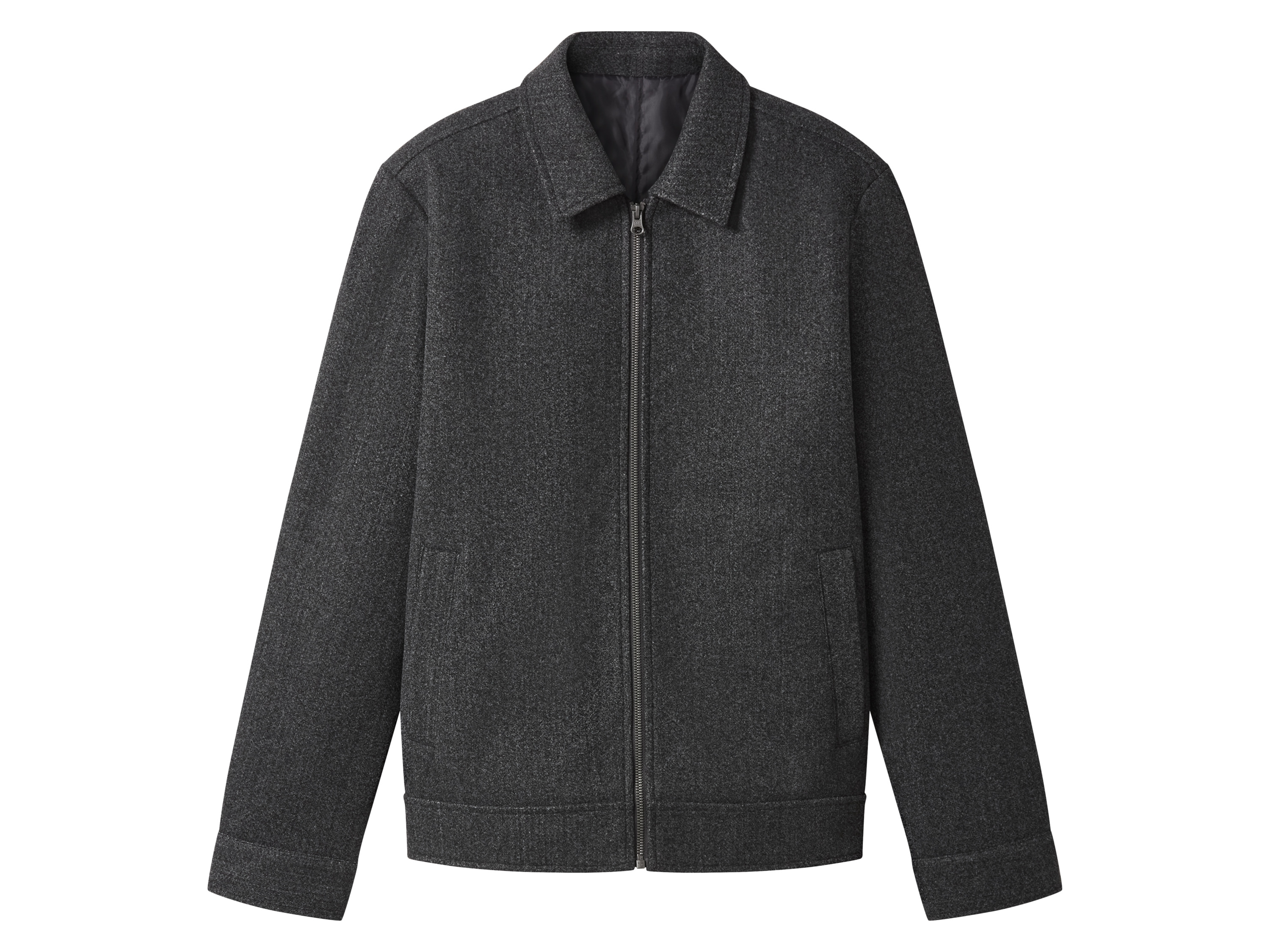 esmara Men Kurtka męska o wyglądzie wełny Ciemnoszary, M 48/50