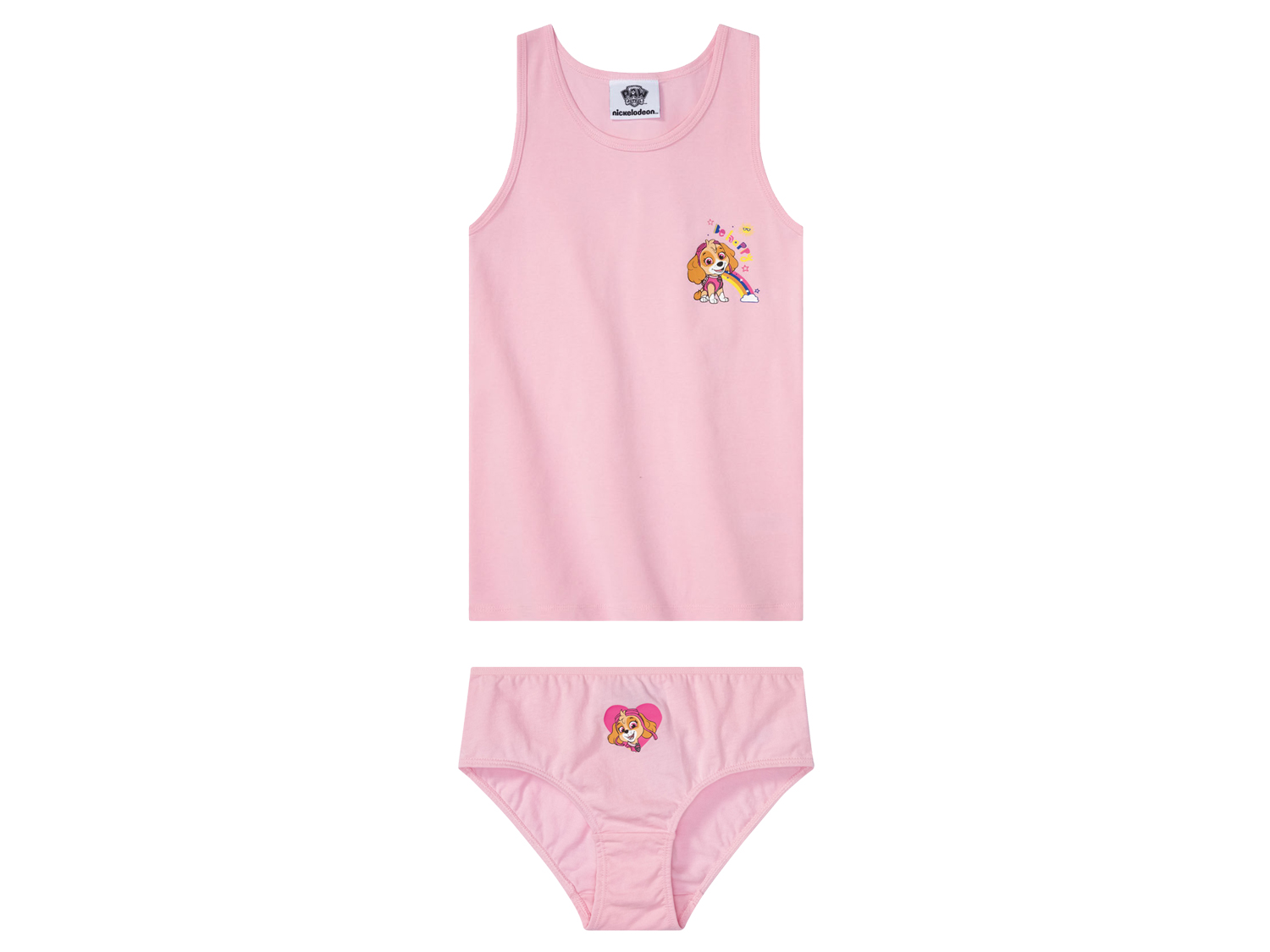 Komplet bielizny dziewczęcej z nadrukiem 98/104, Różowy/ Psi Patrol